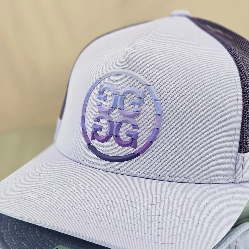 G/FORE Trucker Hat Cap Aura Purple Gradient Circle G's Snapback Vacation Golf